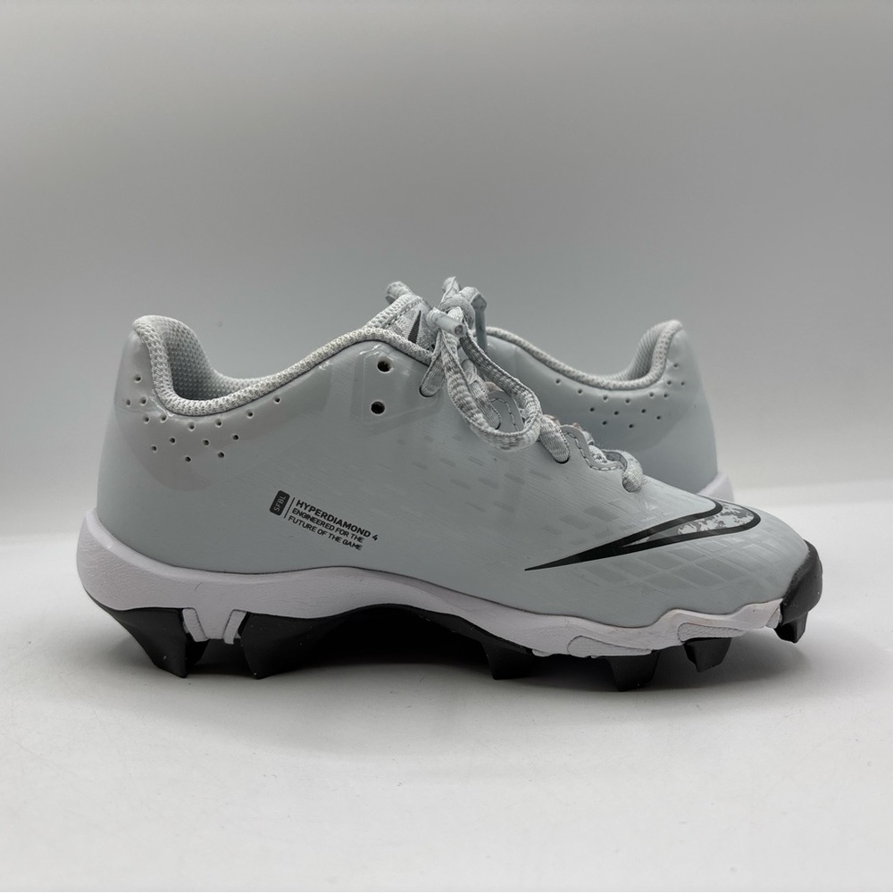 Nike Hyperdiamond 4 Keystone Big Kids White S: 13C FZ0919-002 Softball Cleats - Picture 12 of 16